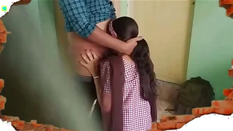 Indian School Couples Outdoor Sex MMS